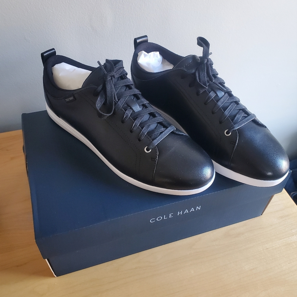 Black Cole Haan Carly sneakers